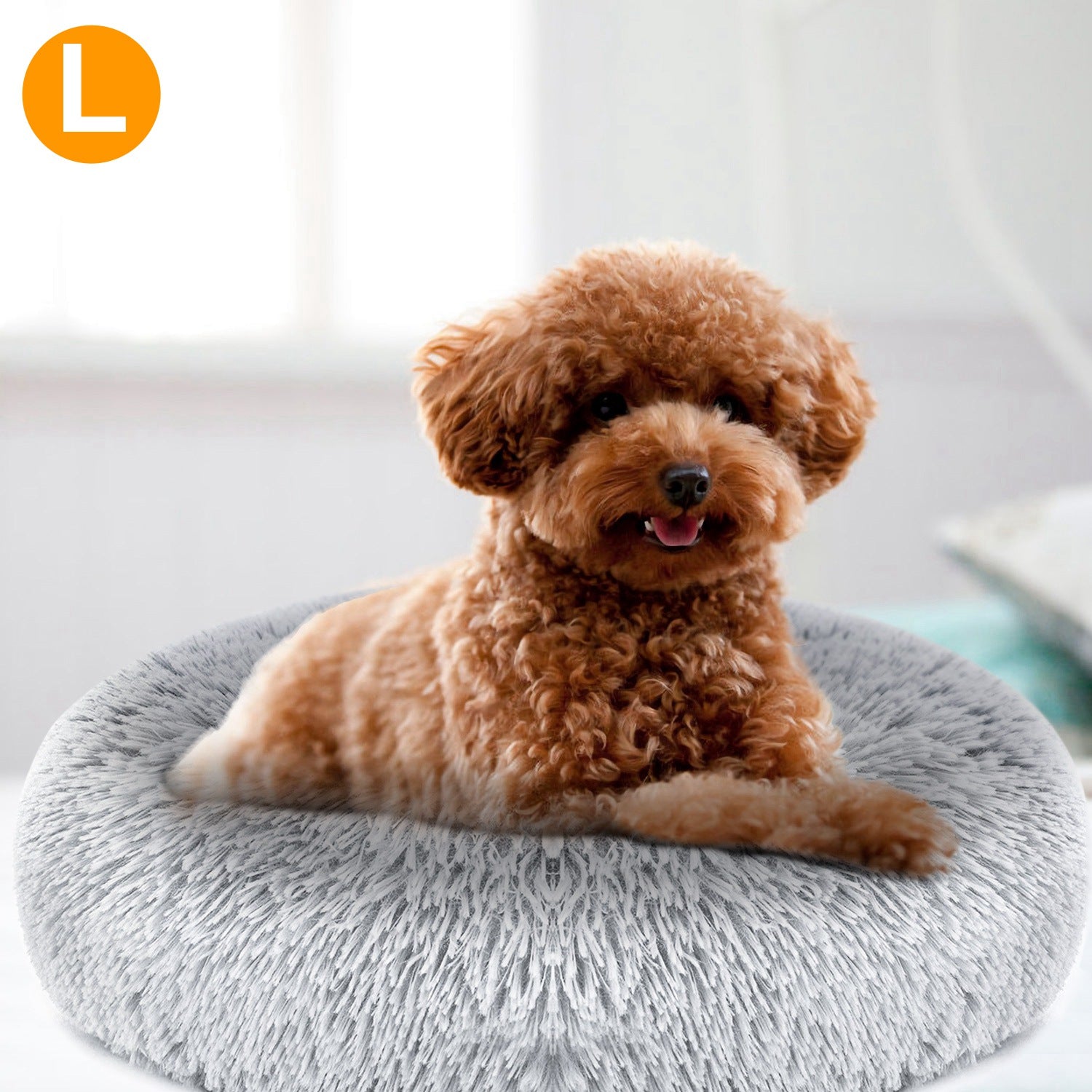 Calming Donut Dog Bed – Soft Anti-Anxiety Pet Bed | PawField