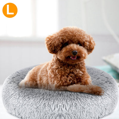 Calming Donut Dog Bed – Soft Anti-Anxiety Pet Bed | PawField