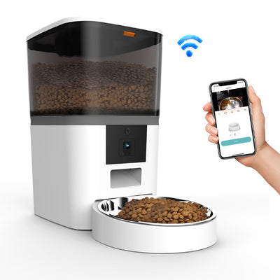 Automatic Pet Feeder with HD Camera & App Control 6L | PawField