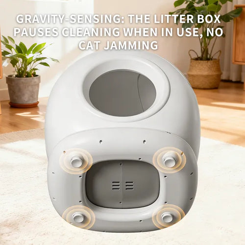 Self-Cleaning Automatic Cat Litter Box 78L Smart Enclosed Design | PawField