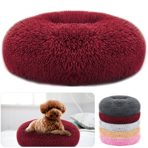 Calming Donut Dog Bed – Soft Anti-Anxiety Pet Bed | PawField