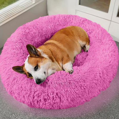 Calming Donut Dog Bed – Soft Anti-Anxiety Pet Bed | PawField