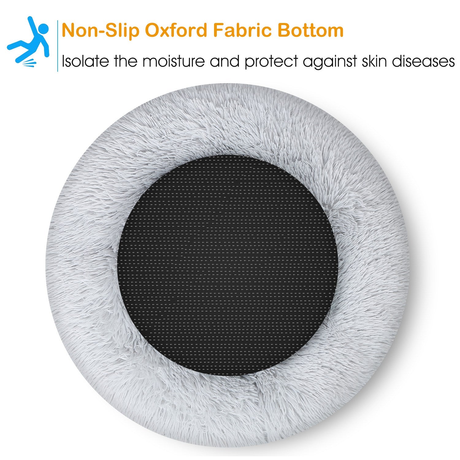 Calming Donut Dog Bed – Soft Anti-Anxiety Pet Bed | PawField