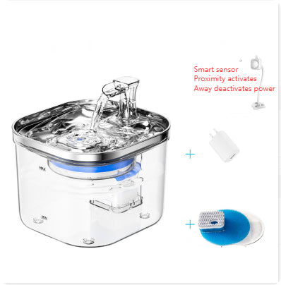 Stainless Steel Pet Water Fountain for Cats & Dogs | Automatic Flow | PawField