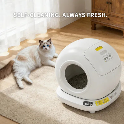 Self-Cleaning Automatic Cat Litter Box 78L Smart Enclosed Design | PawField