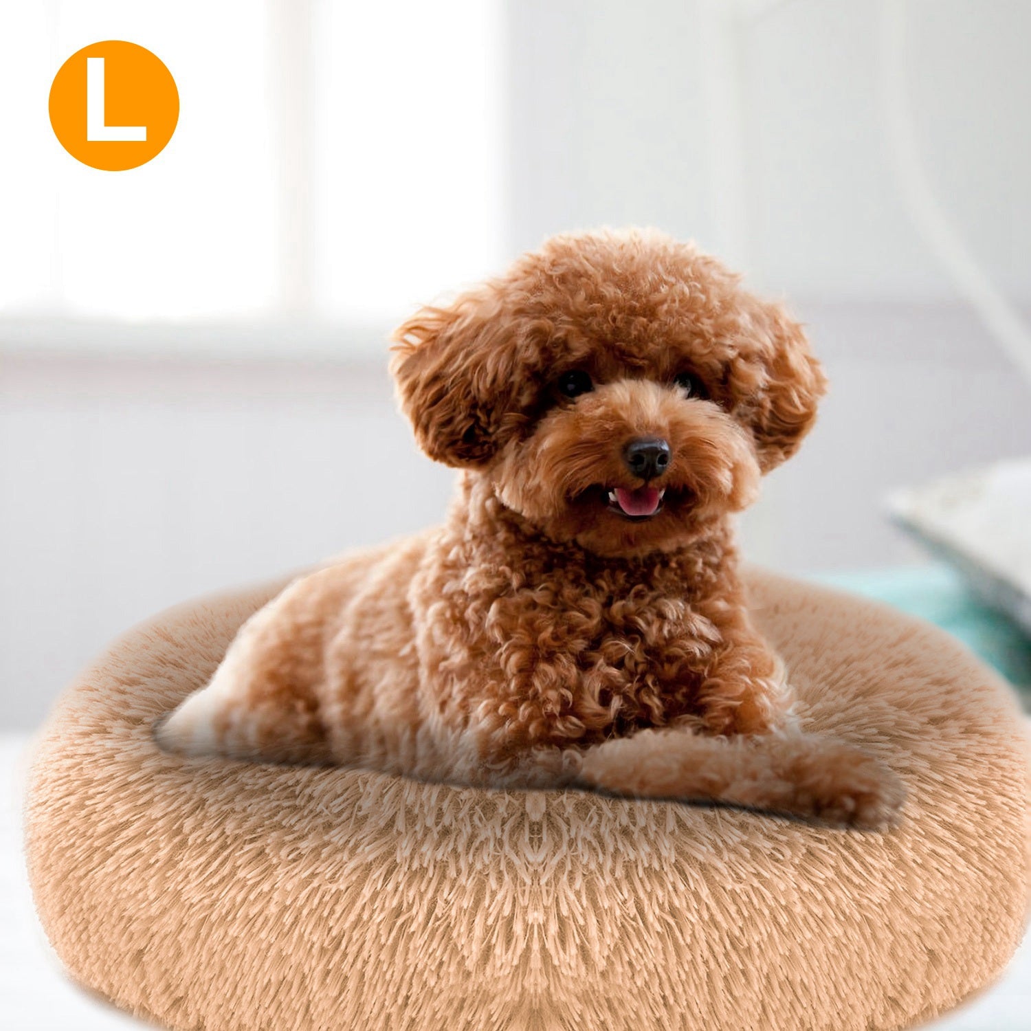 Calming Donut Dog Bed – Soft Anti-Anxiety Pet Bed | PawField