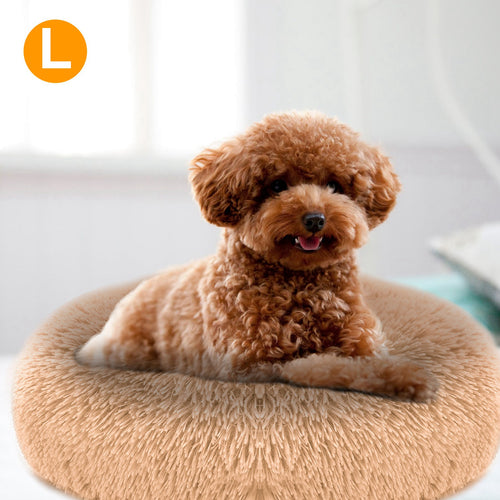 Calming Donut Dog Bed – Soft Anti-Anxiety Pet Bed | PawField