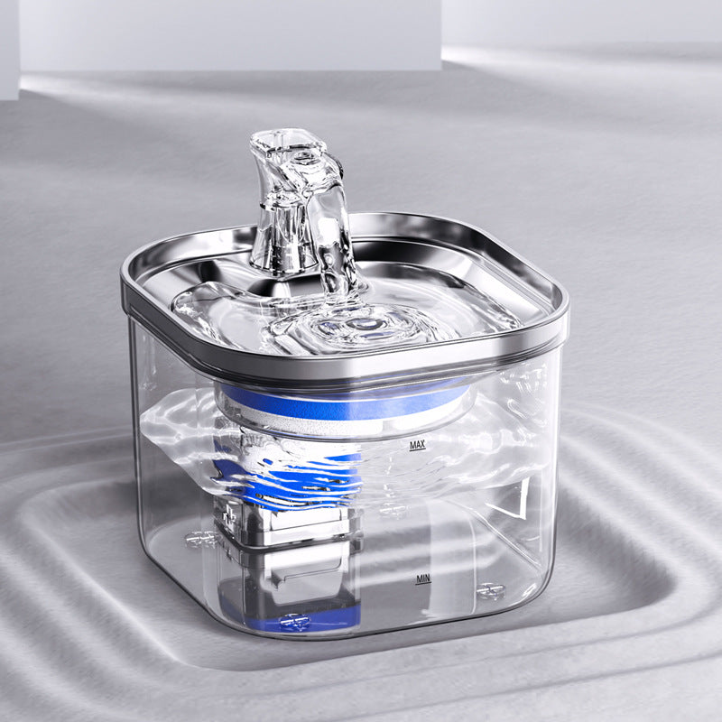 Stainless Steel Pet Water Fountain for Cats & Dogs | Automatic Flow | PawField