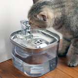 Stainless Steel Pet Water Fountain for Cats & Dogs | Automatic Flow | PawField